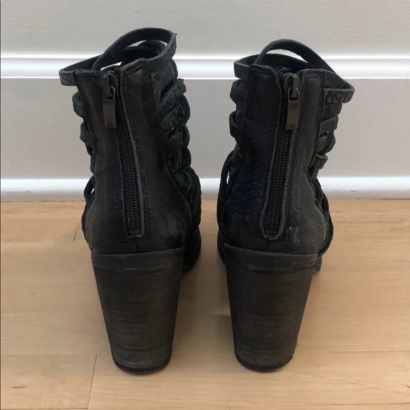 Black Free People Carrara Ankle Boots.  Sz:  5.5. - Picture 9 of 10